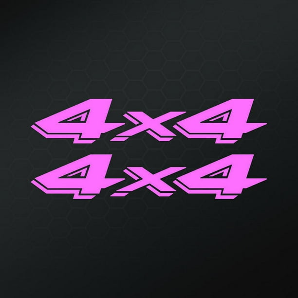 KCD1025P Pink 2-8 X 3.5 Inch Decals | Jeeps Trucks 4 X 4 Vinyl Decals Stickers Two Pack!!! KCD1025P Pink 2-8 X 3.5 Inch Decals | Jeeps Trucks 4 X 4 Vinyl Decals Stickers Two Pack!!!